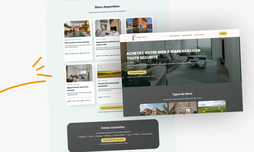 Site web immobilier